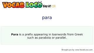 Video thumbnail for para