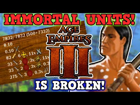 Age of Empires 3 IS A PERFECTLY BALANCED GAME WITH NO EXPLOITS - Invincibility Exploit Is Broken!!!