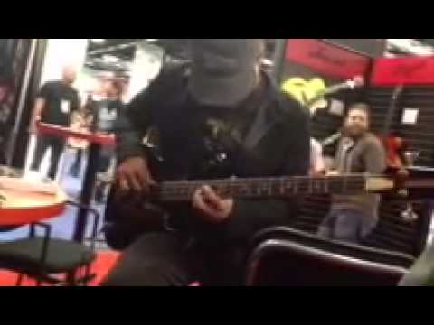 Robert Trujillo playing Cliff Burton Signature Aria BASS