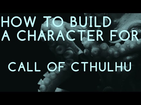 Build a Call of Cthulhu character in 12 minutes!