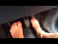Barefoot Driving While Wearing Stockings