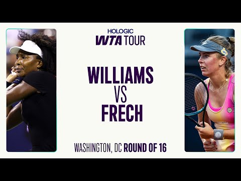 Venus Williams gegen Magdalena Frech | Achtelfinale Washington 2025 | WTA-Spiel-Highlights