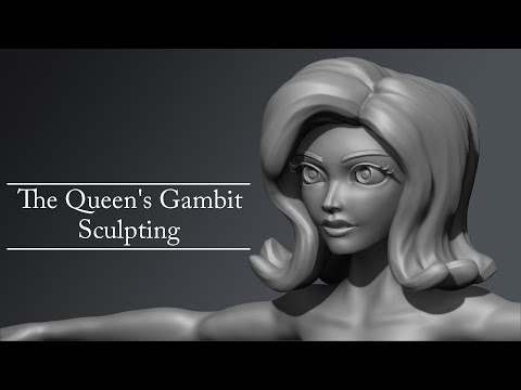 The Queen's Gambit Sculpting Timelapse #art