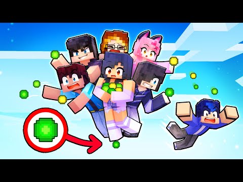 Aphmau - Trapped on ONE XP ORB In Minecraft!