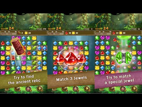 Jewels Jungle : Match 3 Puzzle Android Gameplay