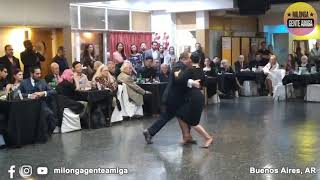 Natalia Hills y Hernan Alvarez Prieto en Milonga Gente Amiga - Milonga Gente Amiga 2022