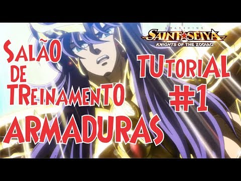 Saint Seiya Awakening salão de treinamento de  ARMADURAS #1 [ MILO ] DICAS para completar .