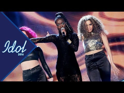 Renaida Braun sjunger Don't let go i Idol 2016 - Idol Sverige (TV4)