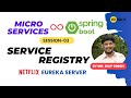 Micro Services Session 03 Service Registry NETFLIX Eureka Server Implementation