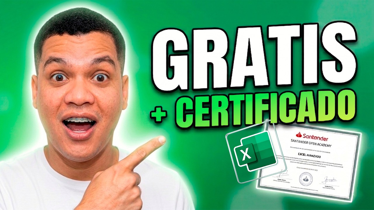 🏆 2 Cursos de EXCEL con Certificado Oficial GRATIS (De Básico a Avanzado)