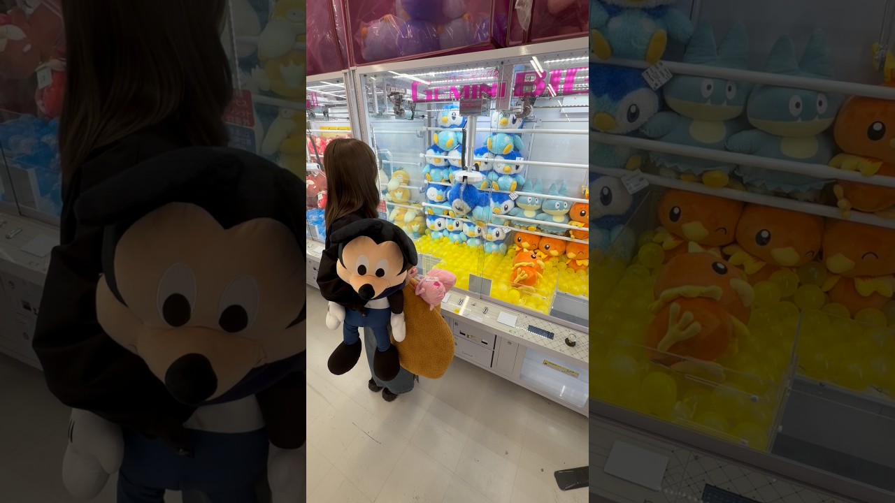 とある店舗でぬいぐるみを取ろうとしたら意外な結末に… #クレーンゲーム #ufoキャッチャー #ゲームセンター #ぬいぐるみ