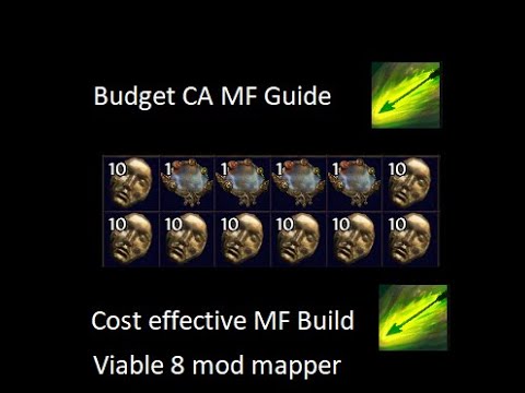 Budget Caustic Arrow MF guide - The Most Cost Effective MF Build - 3.22 Path of Exile