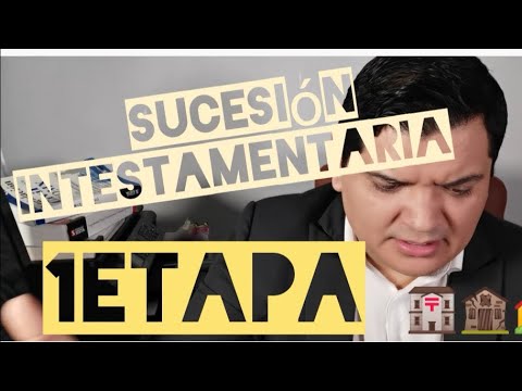 How to carry out the first stage in an intestate probate trial