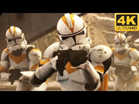 BATTLE OF GEONOSIS: Clone Troopers vs CIS Battle Droids - Star Wars Battlefront 2 (PS5, 4K, HDR)