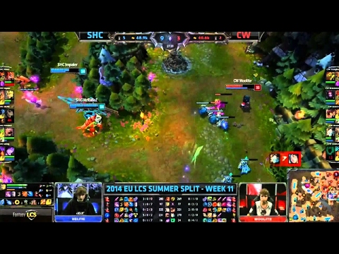 SHC vs CW Highlights - 2014 EU LCS W11D3