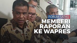 Forum SATHU Lapor Wapres Ma'ruf Terkait Pemberangkatan Umrah Korban First Travel
