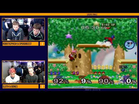 Rocky II | Roboticphish & SpoodBeest vs Sloth & Bones - Losers Finals - Melee