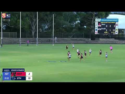 South's Mel Anderson pounces & goals on run - Rd 1 Hostplus SANFLW League