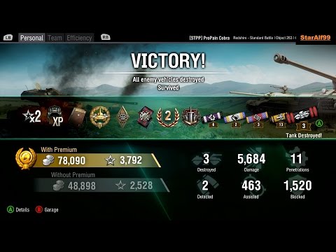 Wot Xbox One/PS4 Object 263 5.7k Dmg Brothers In Arms !!!