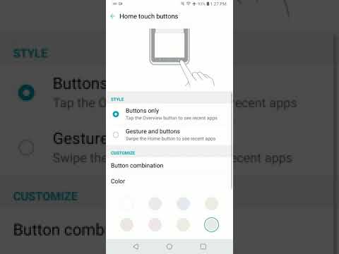 LG K40 Home Touch Buttons