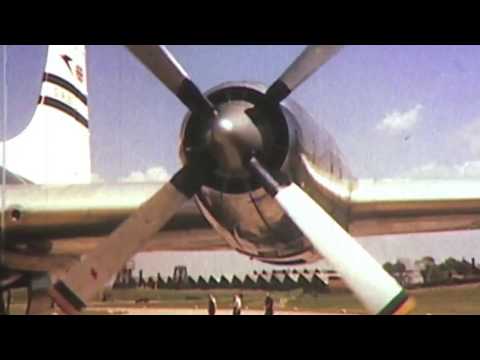 BOAC in the 1950s FULL COLOUR airline promo movie