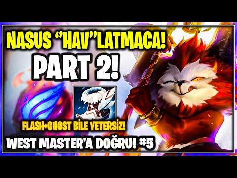 YAKALAYAMAZSAN KESEMEZSİN!! | Nasus ''HAV''latmaca Part 2! | Teemo vs Nasus LoL S12 Öğretici Oynanış