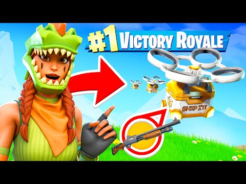 The DRONE LOOT *ONLY* CHALLENGE in Fortnite!