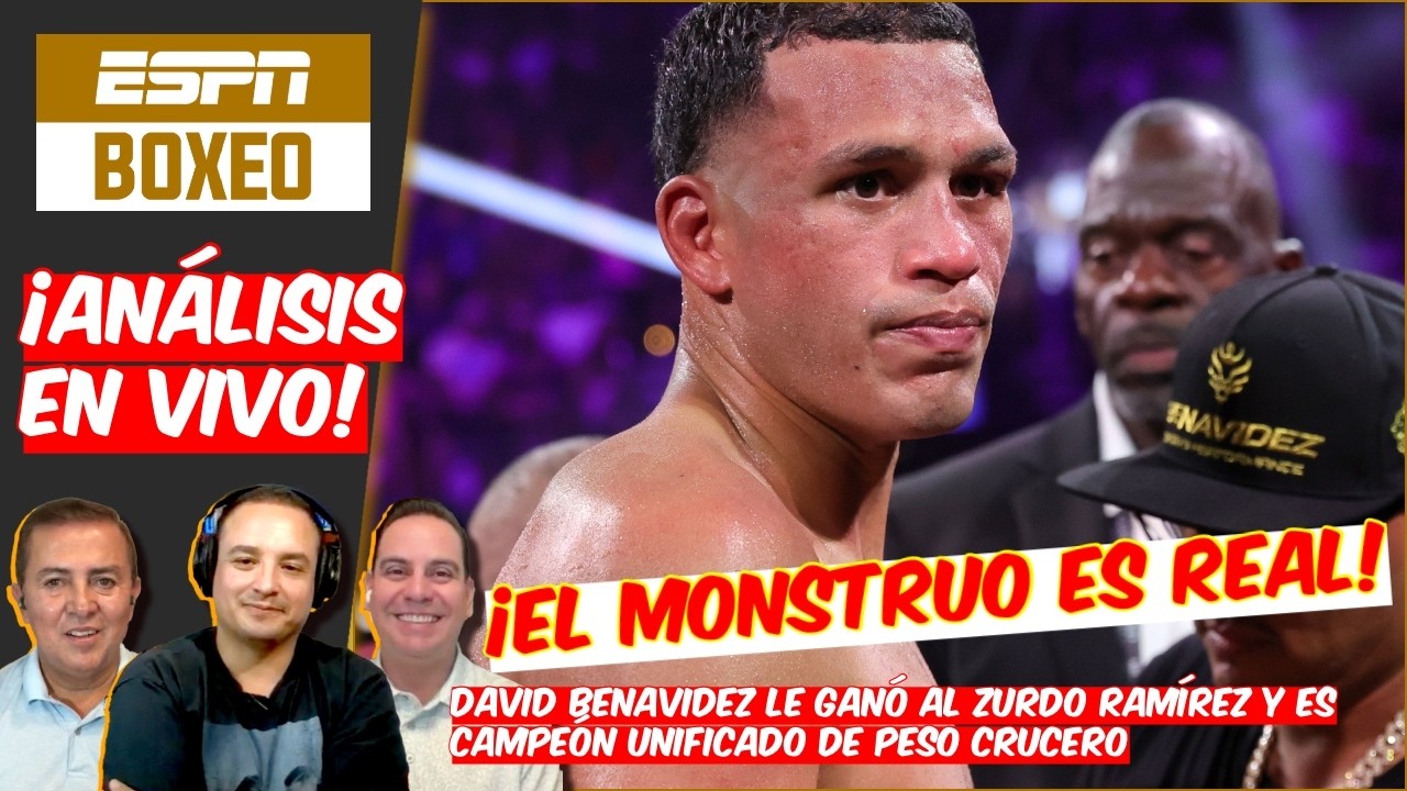 David Benavidez es campeón unificado de peso crucero | ESPN Boxeo