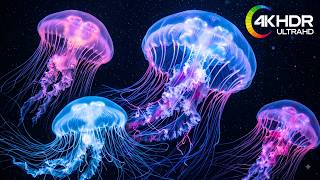 The Best Jellyfish 4K 🐚 Stunning Aquarium - Relaxing Music for Deep Sleep