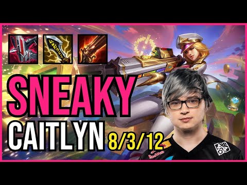 SNEAKY - CAITLYN vs APHELIOS ADC - NA Challenger - Patch 11.6