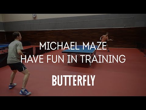 Michael Maze Importance Of Having Fun In Table Tennis | Butterfly Pro
