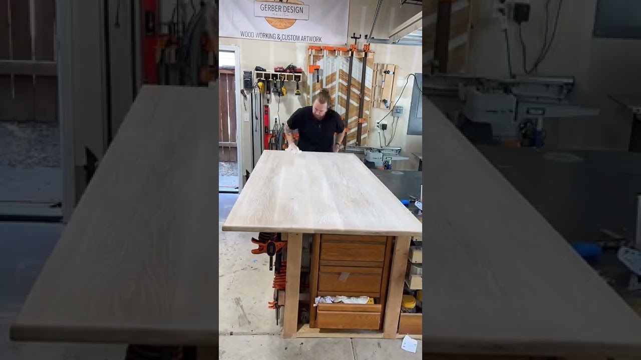 Watch video Using Varathane White Oak stain on a solid white oak dining table Now Using Varathane White Oak stain on a solid white oak dining table