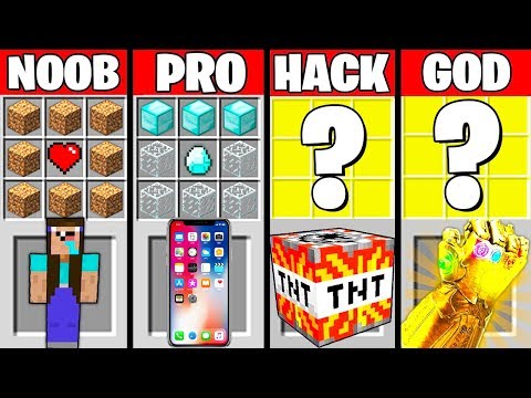 Minecraft Battle: PIGGY COMPILATION CRAFTING CHALLENGE NOOB vs PRO vs HACKER vs GOD Funny Animation