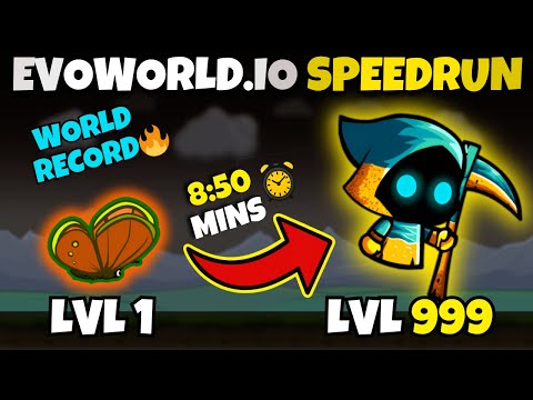 Evoworld.io - SPEEDRUN | Fly to Grim Reaper in 8 minute 50 seconds (World Record)