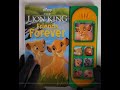 LION KING Friends Forever INTERACTIVE Button Sound Book