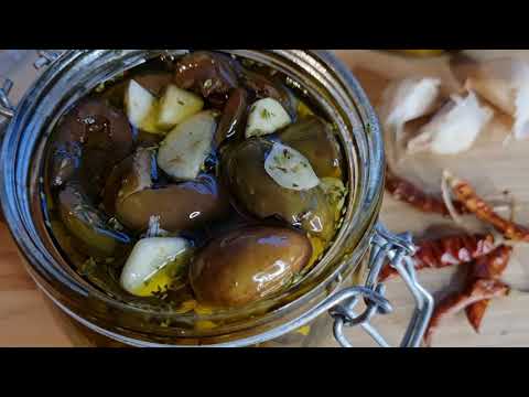 [Activate CC for details] How to Preserve Green Olives [1 week recipe]