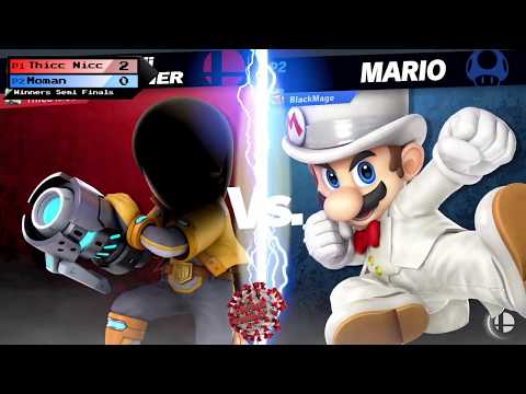 Corona Combat Winners Semis: Thicc Nicc (Sans) V.S. Moman (Ness, Mario)