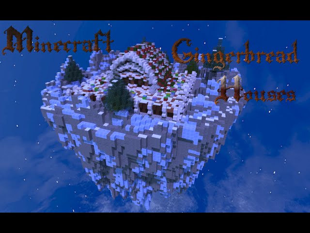 Minecraft Christmas / Gingerbread Houses (x3)(+Download) Minecraft Map
