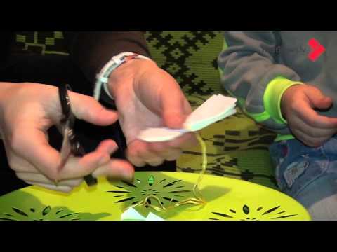 Sniega bumbas no salvetēm