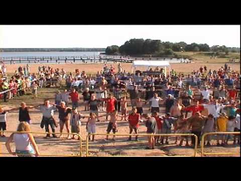 Próba bicia Rekordu Guinesa - Taniec Zorby (plaża Ełk)