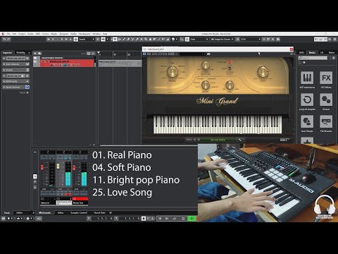 M-Audio Oxygen 61 MKIV + VST Mini Grand (It's Really Awesome!)