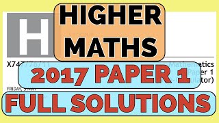 Higher 2017 Paper 1