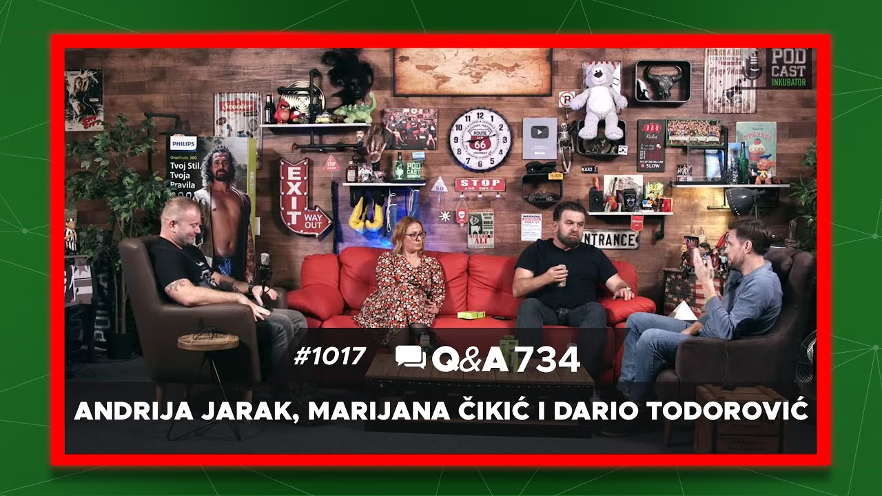 Podcast Inkubator #1017 Q&A 734 - Andrija Jarak, Marijana Čikić i Dario Todorović
