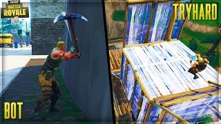 I Pretended To Be a BOT In Playground Then DESTROYED Cocky Noob on FORTNITE (Fortnite Trolling)