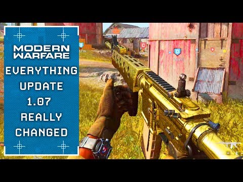 Modern Warfare: EVERYTHING The HUGE 1.07 Update Changed