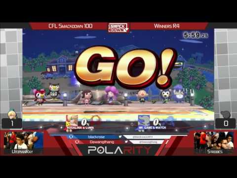 CFL Smackdown 100 WiiU - UtopianRay (Rosalina) vs Strobics (GnW) - Winners R4