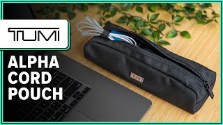 TUMI Alpha 3 Electronic Cord Pouch Review (2 Weeks of Use)