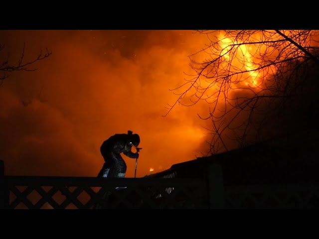 Ночной пожар