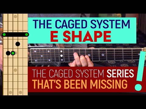 Part 2 - The CAGED System (E Shape) - Combining the E & C shapes to make music - Guitar Lesson EP557