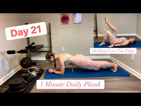 Deep Core Strengthening + Plank | Real Time | Day 21